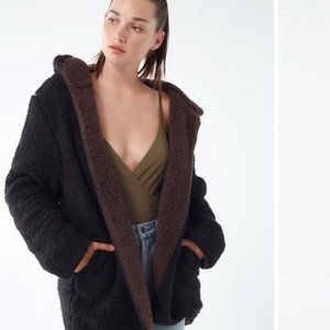 Urban Outfitters Carmella Cozy Teddy Coat